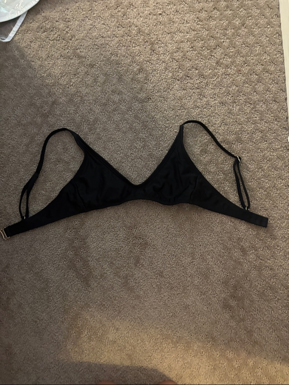 wild fable Black Minimal Triangle Bralette
